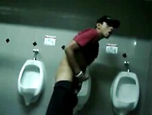 Public Handjob In A Restroom By Bigcockflasher