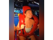 Slingshot Nipple Slip At Carnival