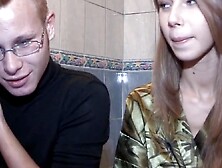 Redheaded Russian Babe 'Abbey' Gets Fucked Hard In A Steamy Shower