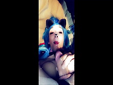 She Jerk Herself A Full Mouth Of Cum