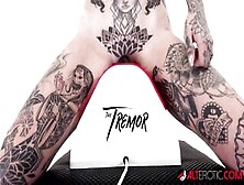 Inked Amber Luke Riding The Tremor For The First Time