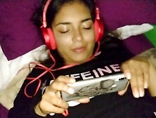 I have sex with a chick who loves to watch porn while being penetrated.