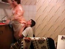 Granny Fucked In Kitchen