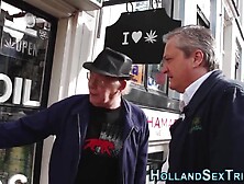 Dick Tugging Dutch Hooker