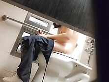 Vaping Topless On The Toilet