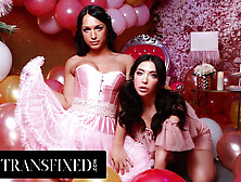 TRANSFIXED - Big Tits T-Chick Khloe Kay Enjoys Lesbian Darling Jane Wilde's Gorilla Grip Pussy