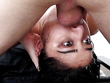 Extreme Tied Up Facefucking for a Submissive Indian Skank