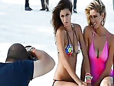 Melissa Sata With Elena Santarelli