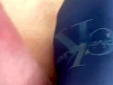 Giving the bestie footy with my blue slippers on.