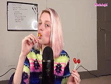 Lollipop Blowing Asmr