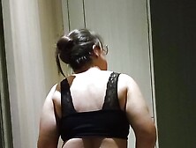 Maid does cleaning in a thong? It is obvious that she is tempting me because she looks at me sideways