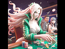 Tsunade and Madara have a steamy moment together