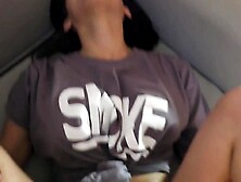 Not content with just the milk INSIDE, this babe too asked for greater amount to GULP.