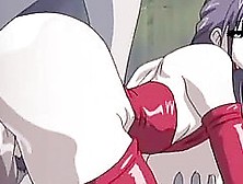 Busty Anime Slut Gets Hot Cum All Over Her Tits