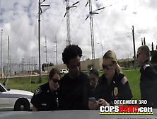 Interracial Hardcore Sex With Dirty Police Females Outdoors