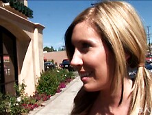 Two hard fellas for lascivious Cara Dee to hump and ride energetically