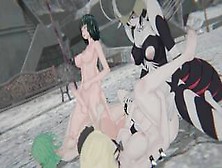 Futanari Orgy - Dos,  Tatsumaki,  Fubuki,  Mosquito Girl - One Punch Man