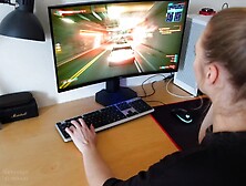 I slammed a streamer lady while gaming session