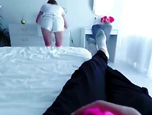 Stepmom's Hot Daughter Gets Anal Creampie