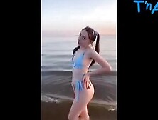 Maybe Baby Victoria Vladimirovna Bikini Scene in Maybe Baby In A Sexy Bikini