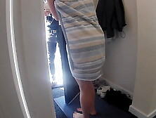 Recently Divorced Fresh Mom Flashes her Body,  Seduces and Rides Delivery Dude.  She let him Sperm inside