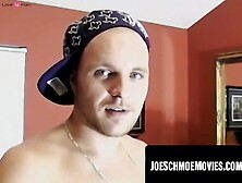 Black Dude's Glory Hole Jerk-Off Session