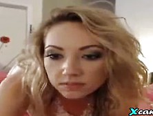 Little tits blonde masturbating