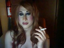 Beautiful Trans Smoke Fetish