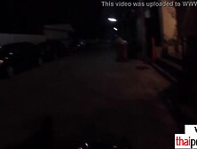 Amateur Thai eighteen Cherry saying thank you to her long