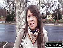 Amateur Eurobabe Anastasia Stuffed In Public For Money