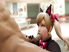 Adorable D. Va Sucking Off Like A Incredible Sexy Bimbo