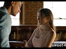 Dad teaches daughter some discipline