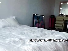 Miss QueenieXX's Hot & Busty Latina MILF Rides Big Dick POV Blowjob Facial