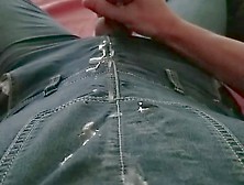 Slow Motion Overalls Cumshot