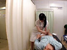 Naughty Nurse Sora Kamikawa Is Playing With Patient's Hard Pecker