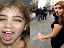 Cumwalk With Submissive Hispanic Teenie Picked Up In The Street
