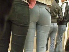 Tight Summer Jeans Candid Voyeur Videos