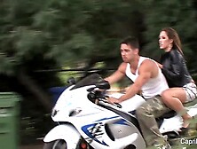 Capri Cavanni & The Biker