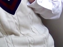 Japanese with glasses secretly filmed fingering her pussy