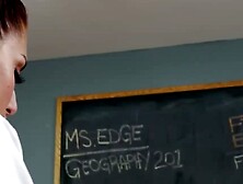 HOT TEACHER GETS WHATS COMING TO HER Punished Pretty Young Teacher Lila Loves Fucked Hard After Sex Toy Santorum in Class!