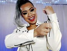 Hot ASMR Leather Jacket And Panties Scratching/Lengthy Nails