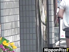 Nipponpisstv. Com - Japanese Brunette Squats And Pisses Freely Outdoors In Public