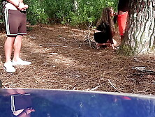 Real Homemade EX-WIFE getting a CUMS ON of a STRANGER in a PUBLIC RISKY PLACE ( CUCK-OLD FIANCE WATCHING)