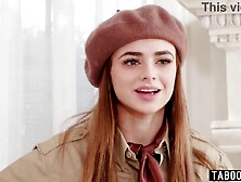 Beauty scout teens bang the scout leader in a reverse team fuck