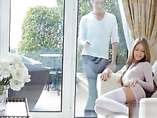 Gorgeous Teen Anjelica Railed Real Good On The Bed (18+)