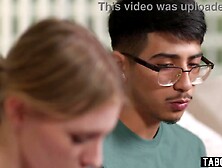 Shy virgin chap screws the majority popular teen cheerleader Melody Marks