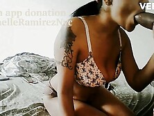 10 inch thick dick BLOW JOB COSPLAY ebony queen swallow cum