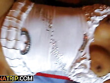 Lustful Latin chick enjoyed hardcore twat banging after playgirl gave a oral pleasure to her fresh large schlong immoral ally