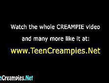 Teen Slut Gets Creampie