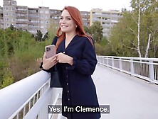 Redhead Cutie Clemence Audiard Is Excited To Fuck Outdoors